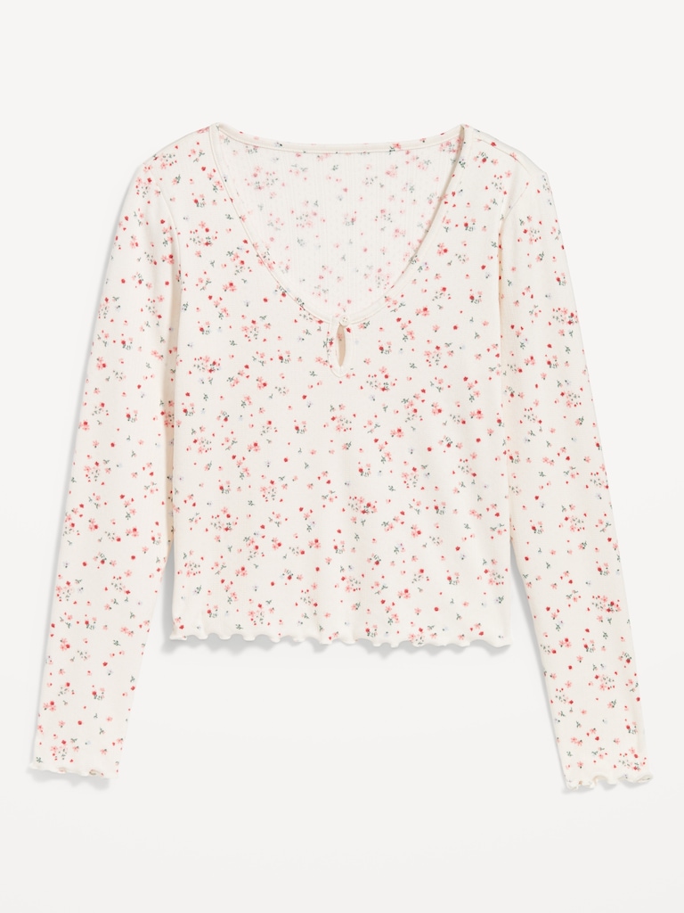 Cozy Ribbed Pajama Top