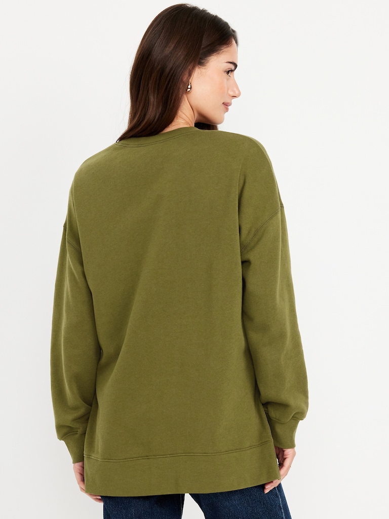 SoComfy Relaxed Tunic Sweatshirt