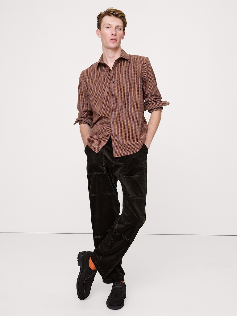 Standard-Fit Lightweight Flannel Shirt