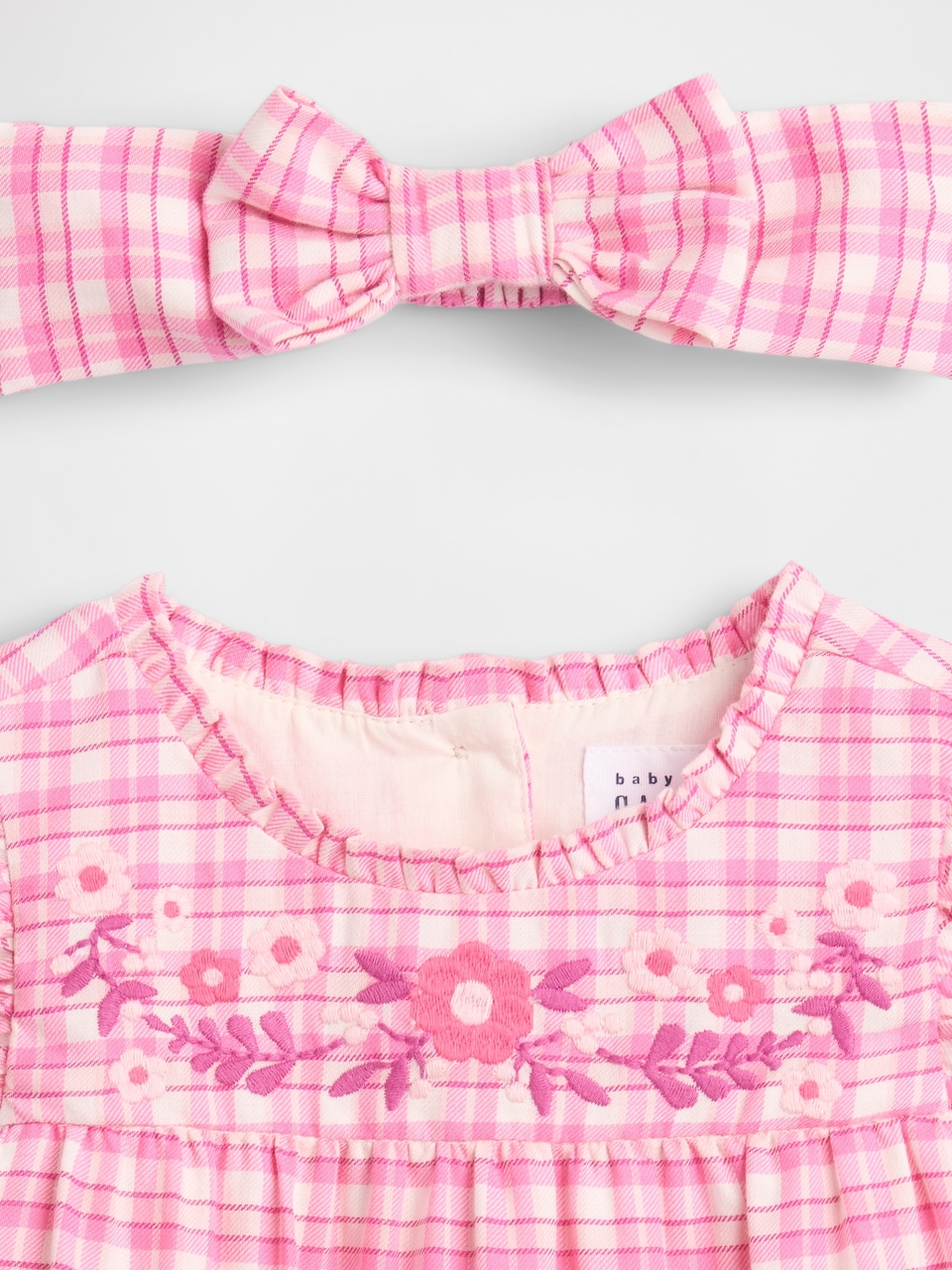 Baby Gingham Dress Set