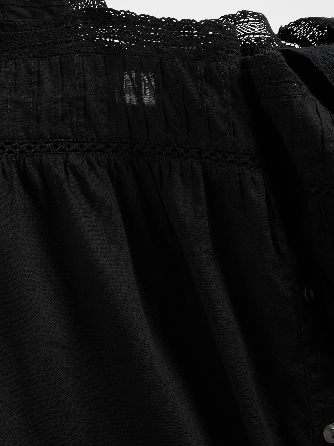 Lace-Trim Square-Neck Top