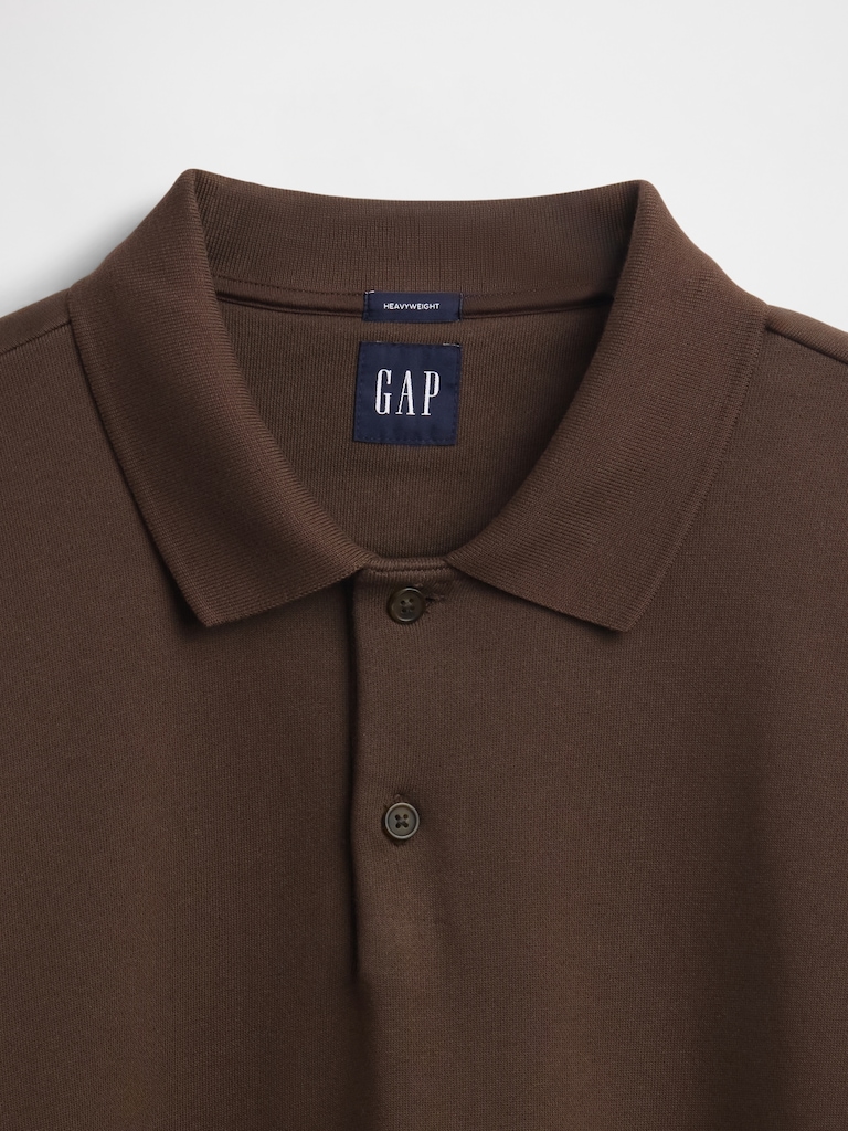 Heavyweight Oversized Polo Sweatshirt