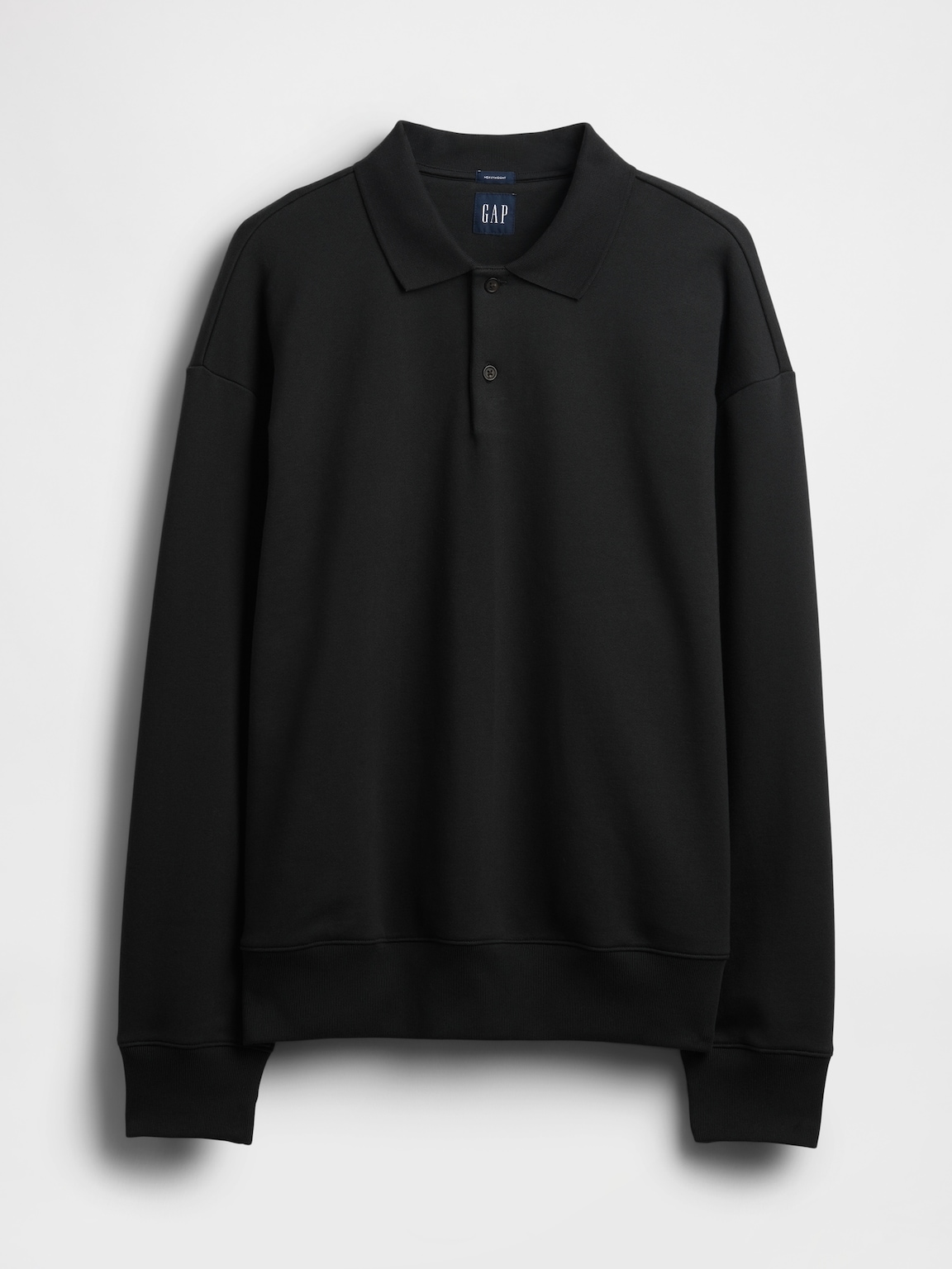 Heavyweight Oversized Polo Sweatshirt