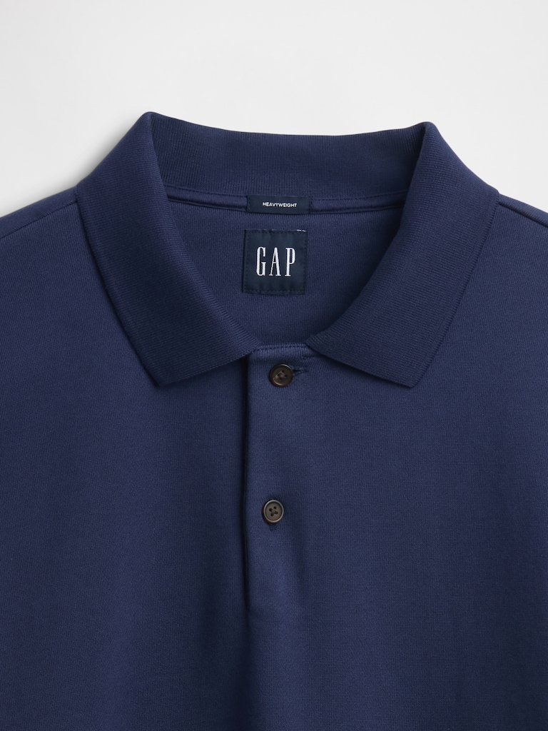 Heavyweight Oversized Polo Sweatshirt