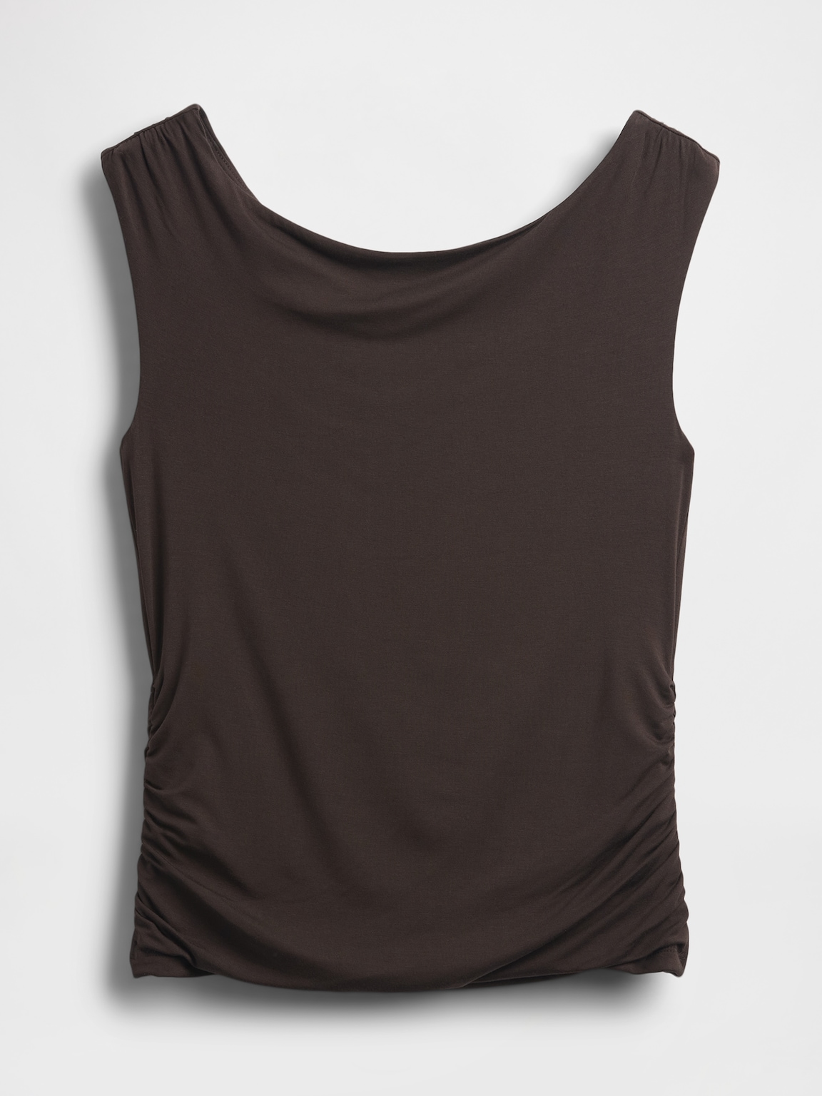 Off-Shoulder Ruched Crop Top