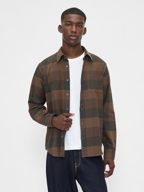 Chemise Homme Vintage Gap Taille 2XL Bleue à Carreaux - Occasion Très Bon état