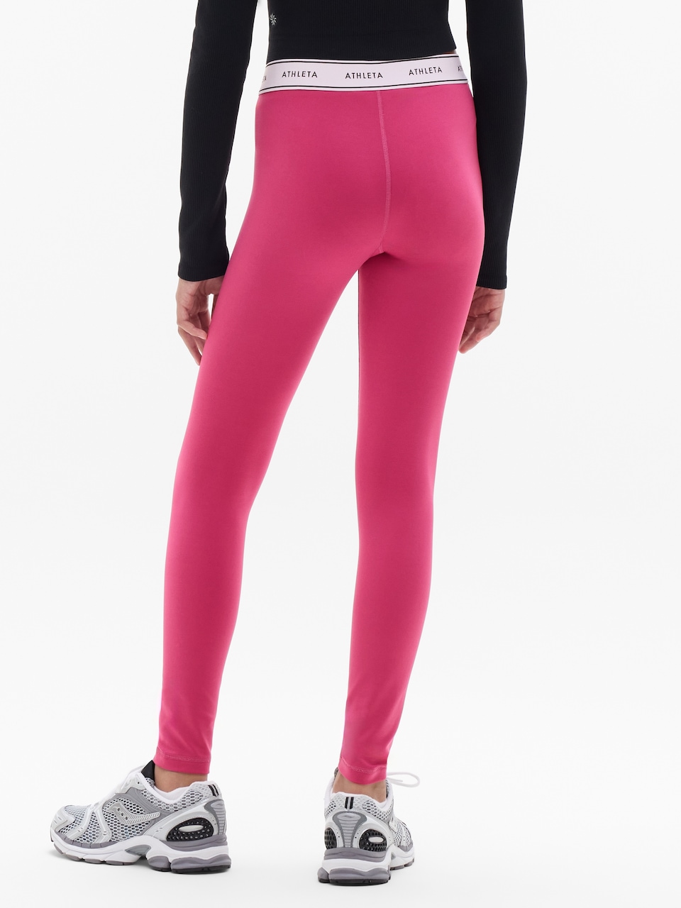 Athleta Girl High Rise Logo Chit Chat Legging
