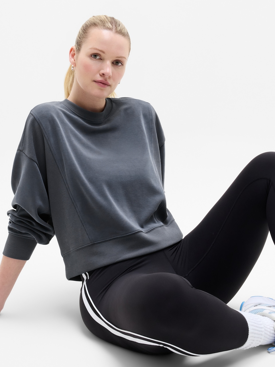 Seasoft Rib Crewneck Sweatshirt
