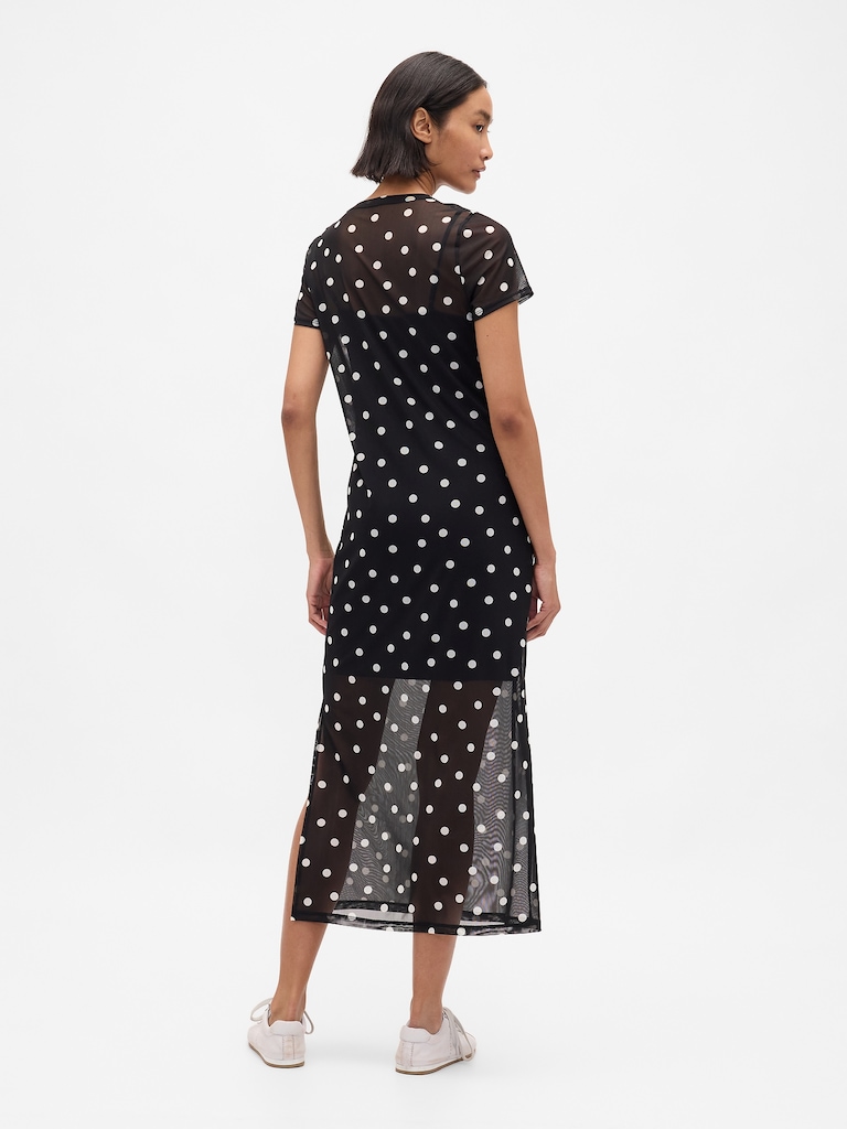Mesh Maxi Dress