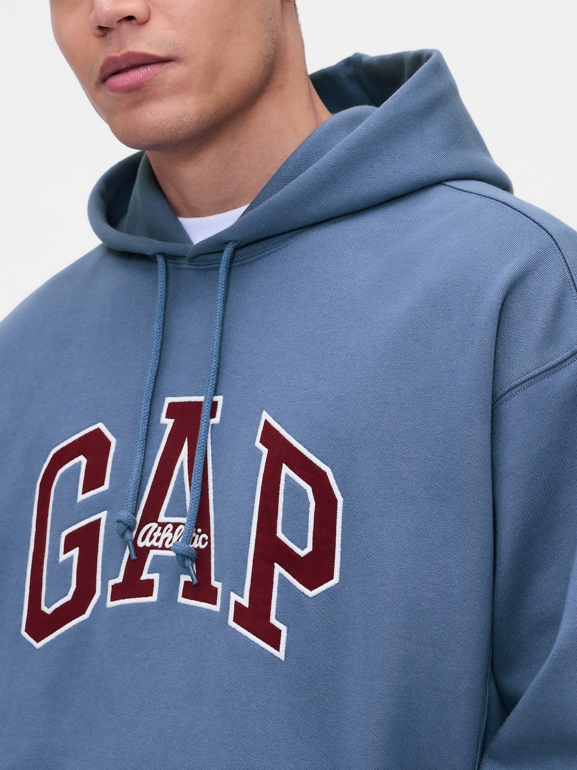 Heavyweight Gap Athletic Logo Hoodie