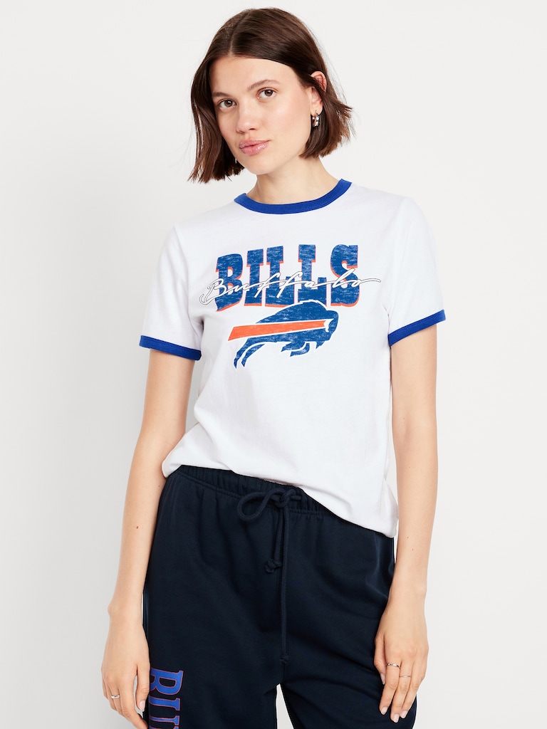 Buffalo Bills EveryWear Crew-Neck Ringer T-Shirt