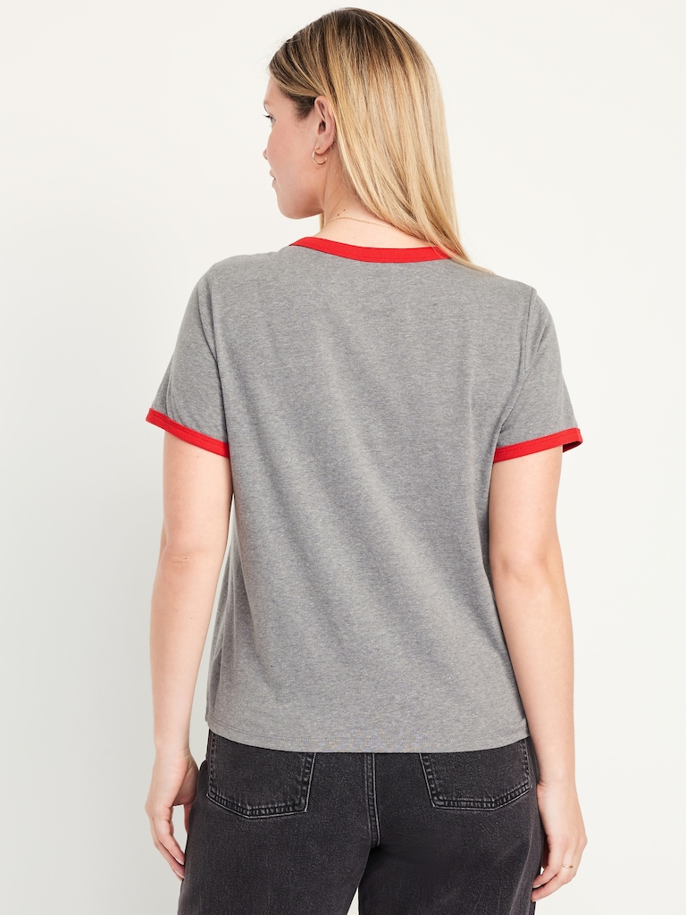 Kansas City Chiefs EveryWear Crew-Neck Ringer T-Shirt