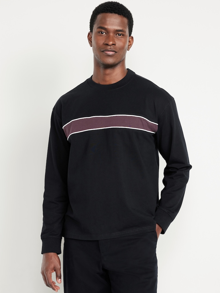 Heavyweight Chest-Stripe T-Shirt