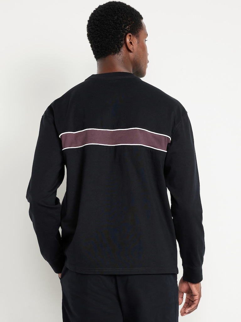 Heavyweight Chest-Stripe T-Shirt