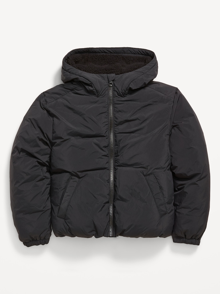 Water-Resistant Puffer Jacket for Girls