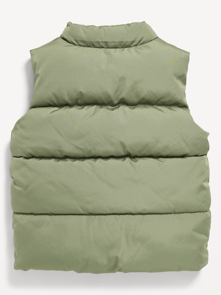 Water-Resistant Frost-Free Puffer Vest for Baby