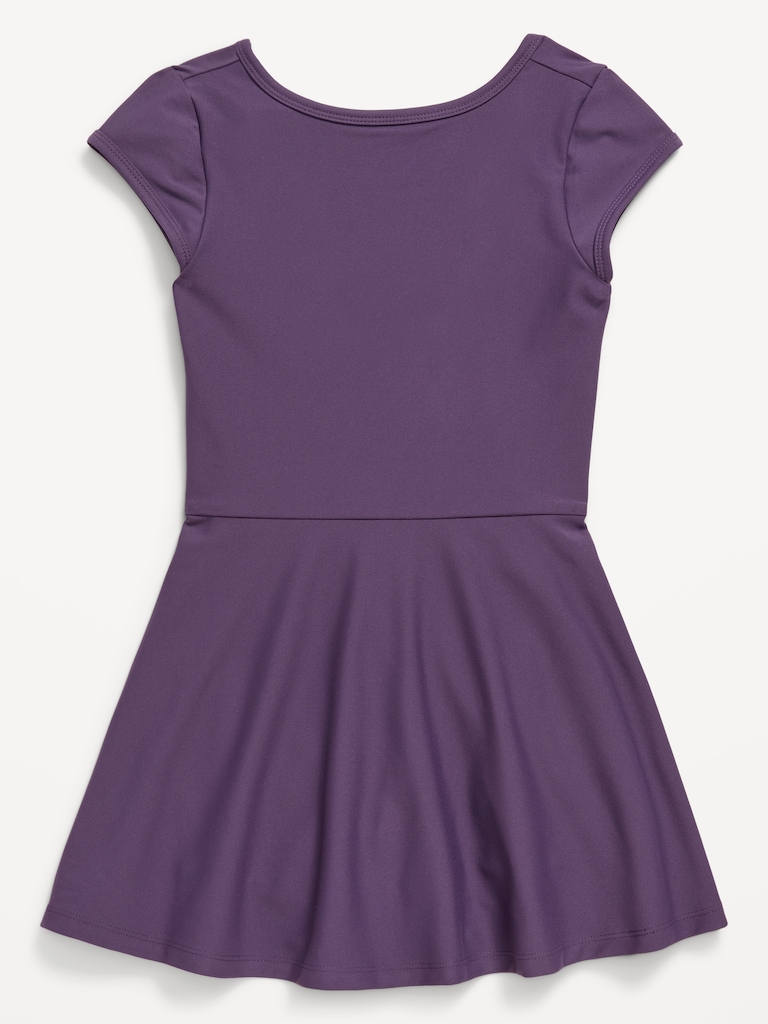 PowerSoft Short-Sleeve Athletic Dress for Girls