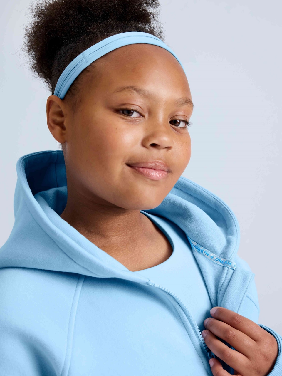Athleta Girl All Day Half Zip Hoodie