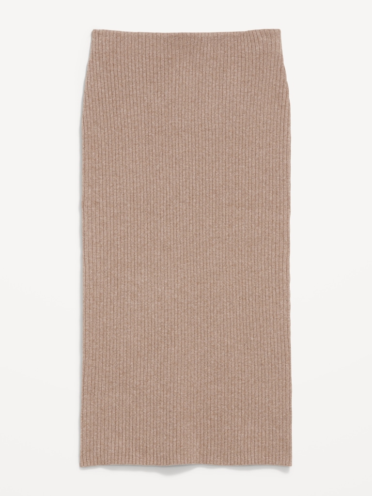 SoSoft Ribbed Midi Sweater Skirt