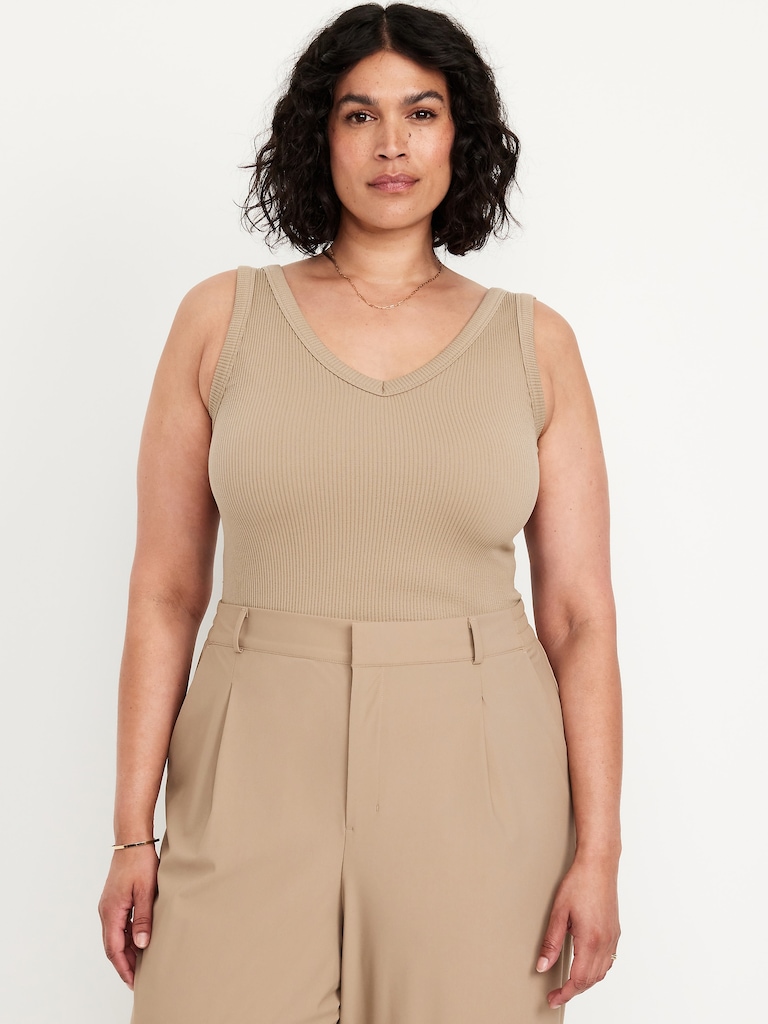 Exhale Seamless Fitted Rib Tank