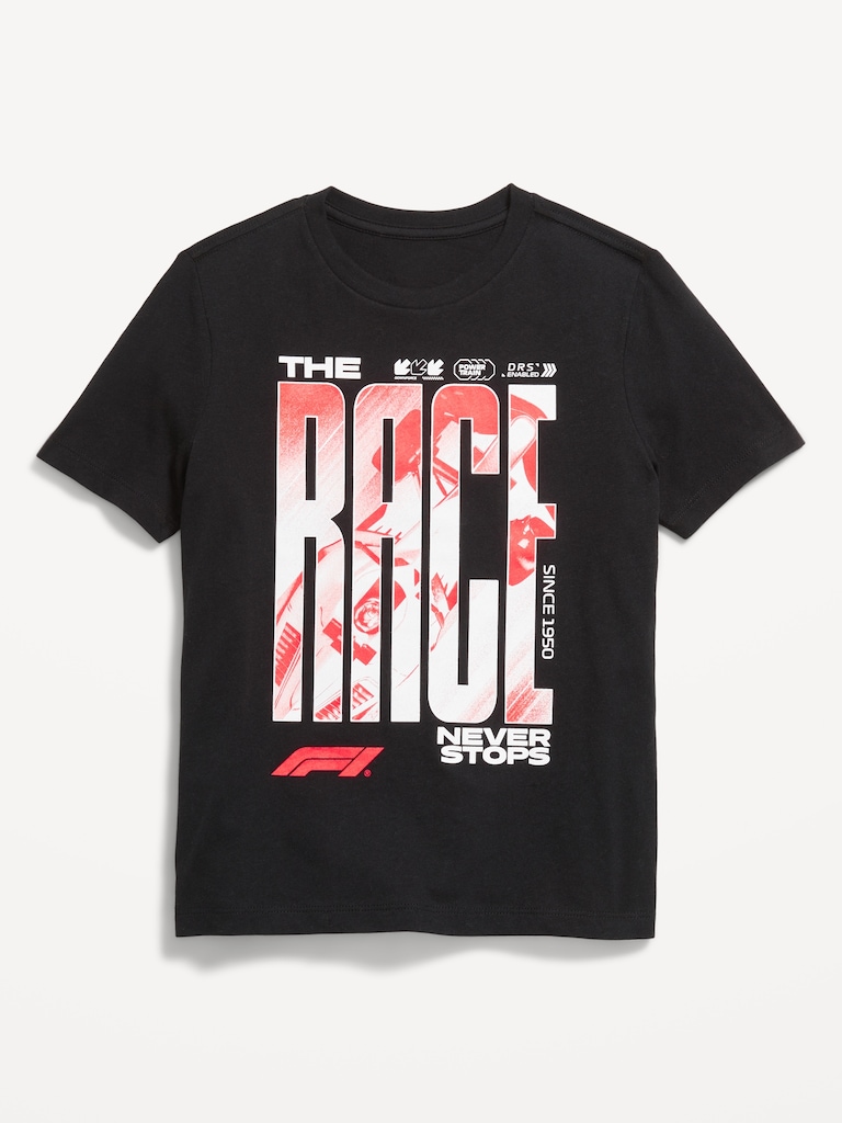 F1® Gender-Neutral Graphic T-Shirt for Kids