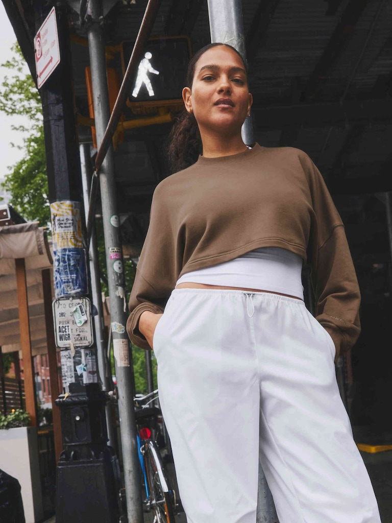 Terry Super Cropped Dolman