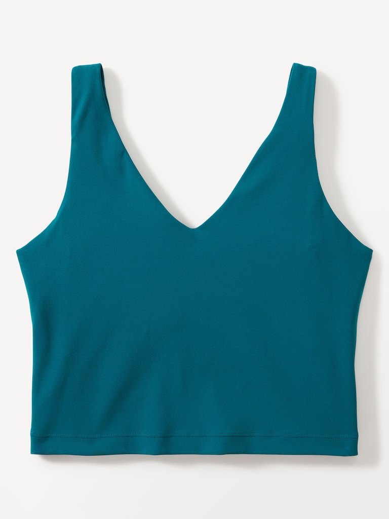 Transcend V-Neck Crop Sports Bra A-C