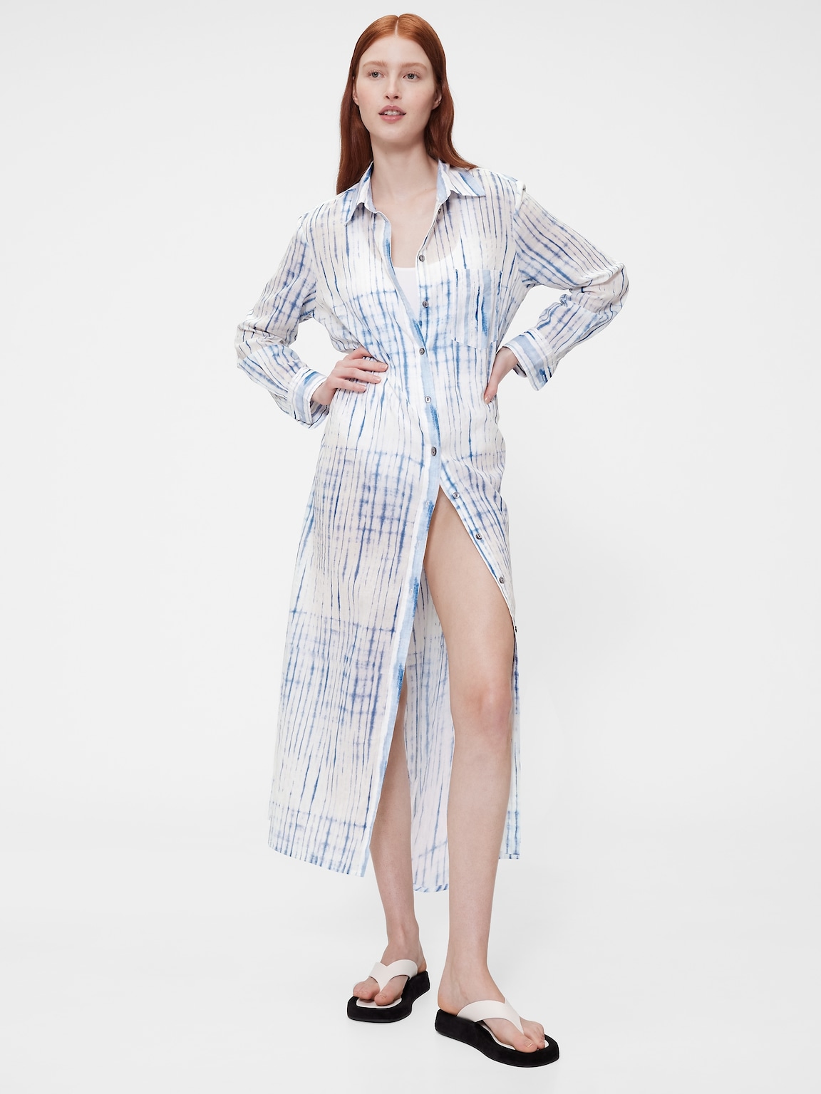 GapStudio Voile Shirtdress