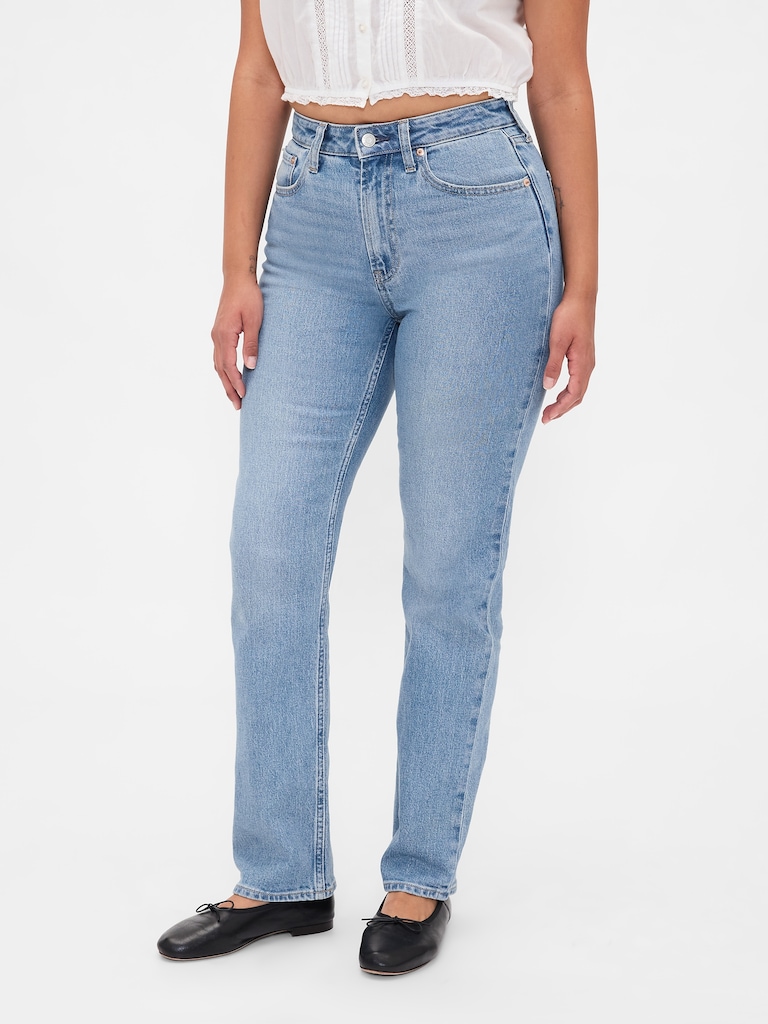 Curvy High Rise '90s Slim Straight Jeans