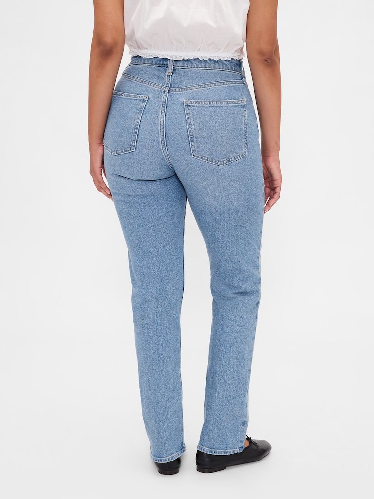 Curvy High Rise '90s Slim Straight Jeans