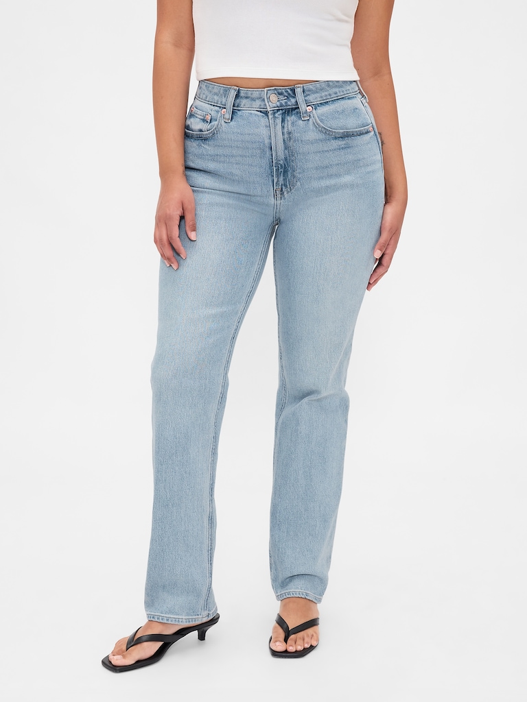 Curvy High Rise '90s Slim Straight Jeans