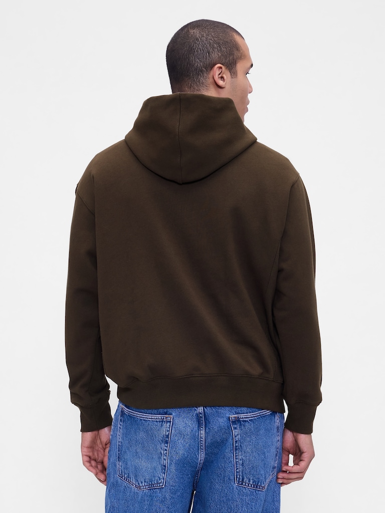 Heavyweight Gap Athletic Logo Hoodie