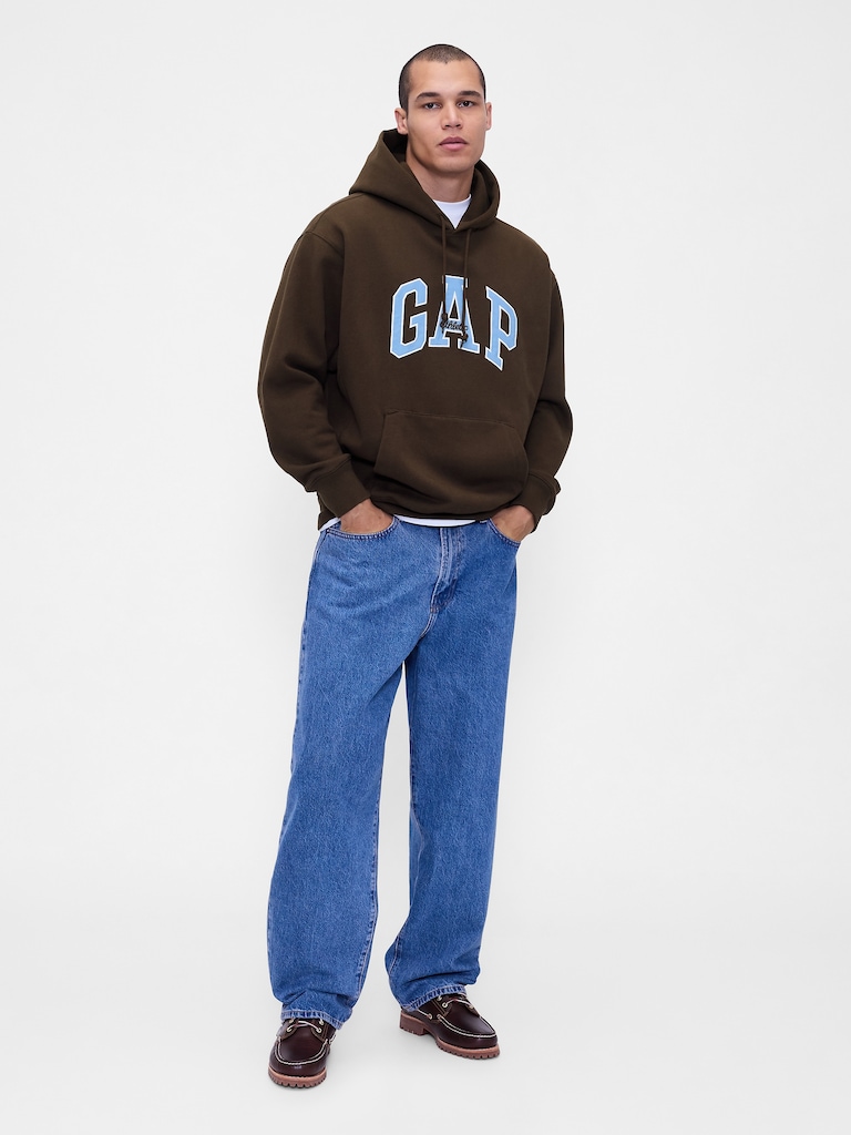 Heavyweight Gap Athletic Logo Hoodie