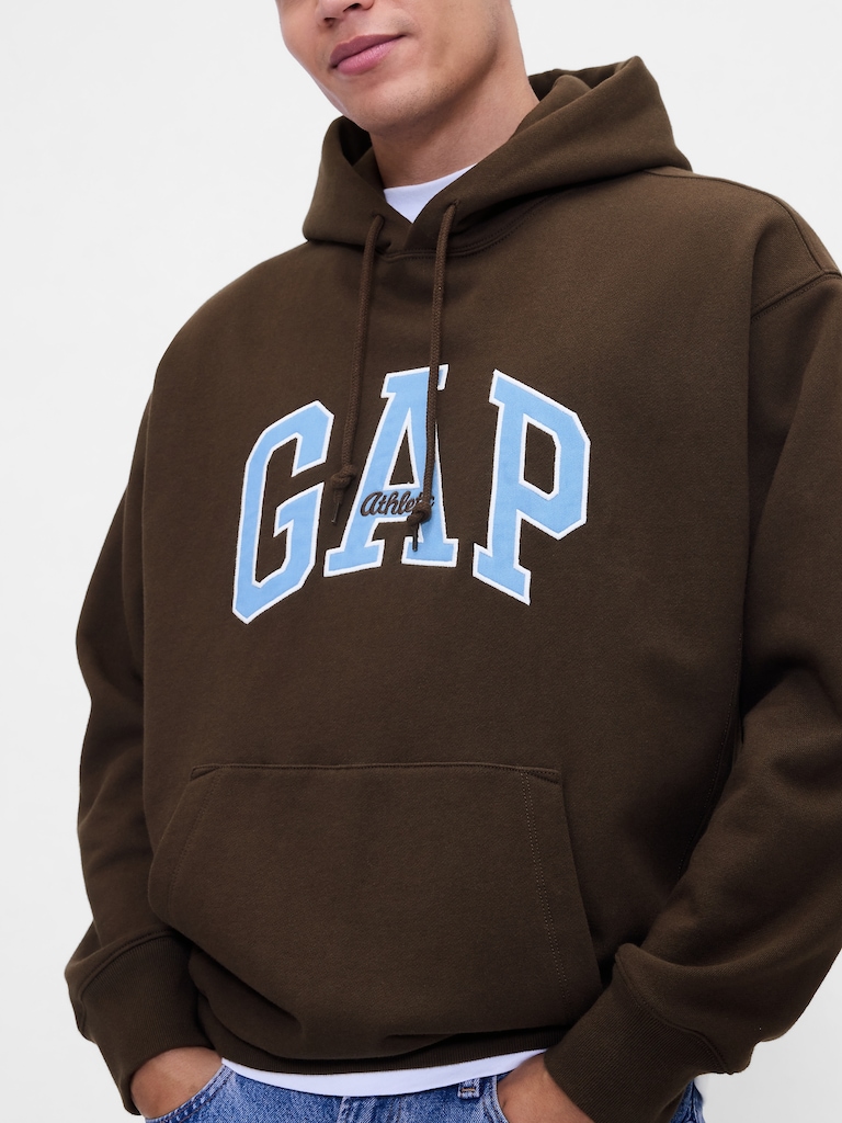 Heavyweight Gap Athletic Logo Hoodie