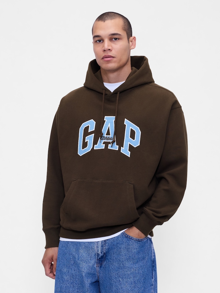 Heavyweight Gap Athletic Logo Hoodie