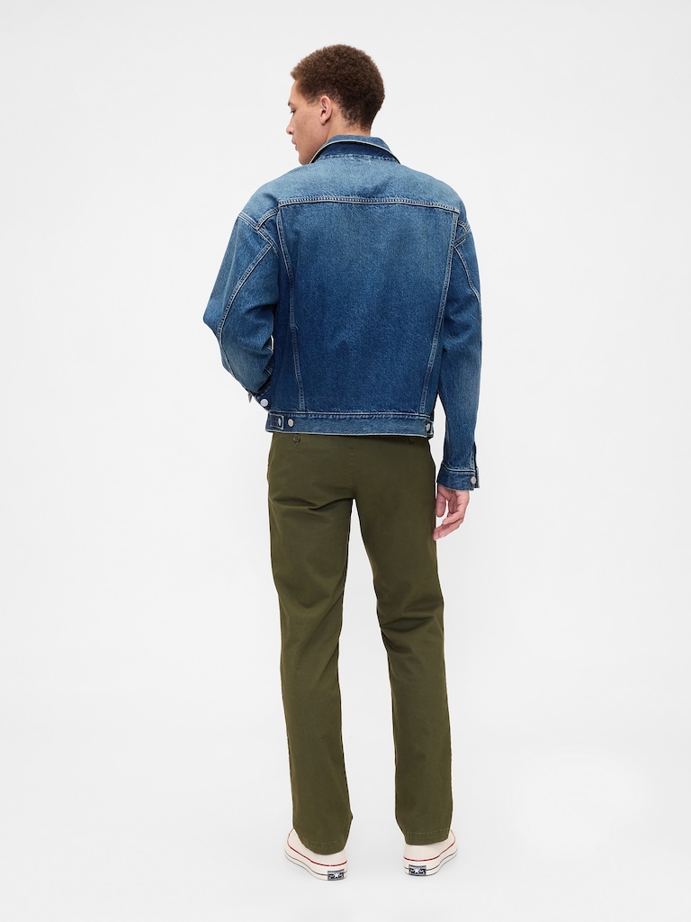 GapFlex Essential Khakis in Straight Fit