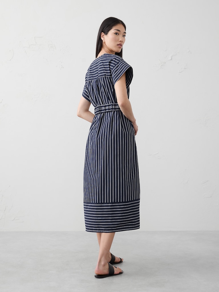 Belted Midi Shirtdress