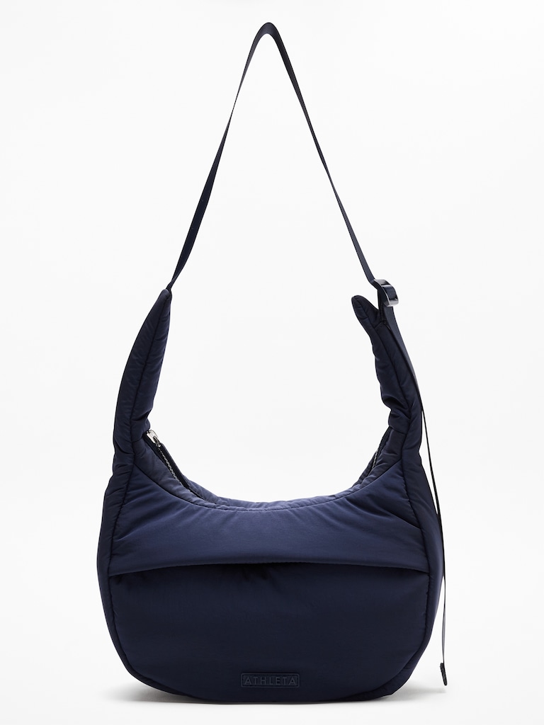 All About Sheen Small Crossbody Hobo Bag