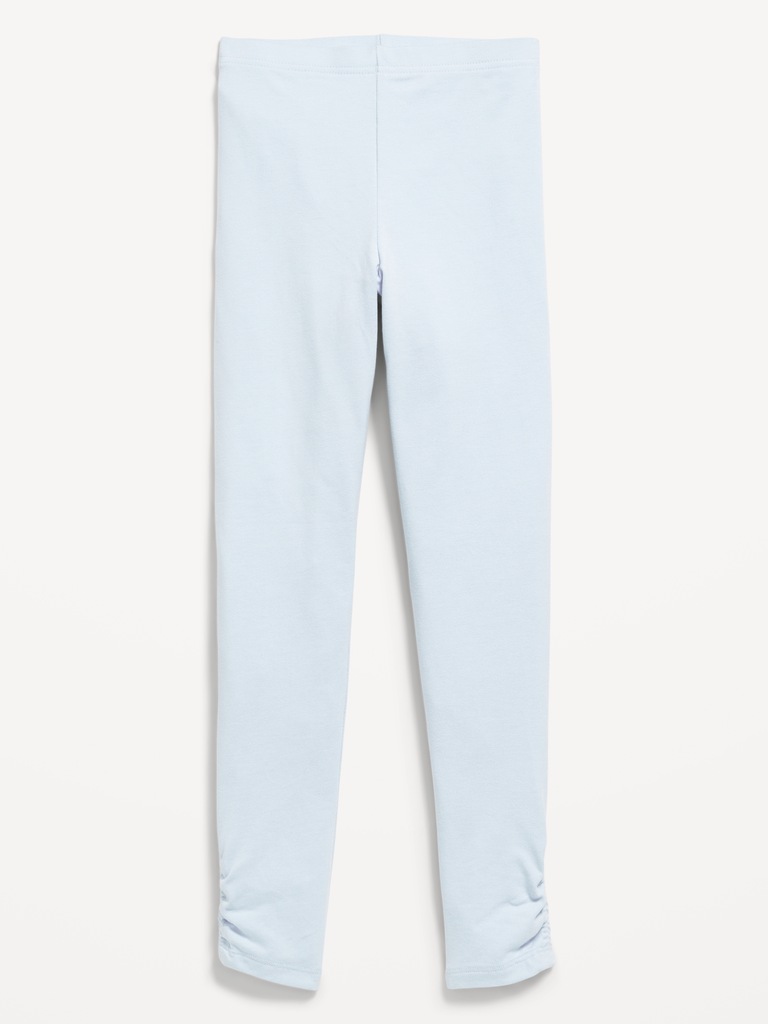 Legging à taille haute froncé sur le côté pour fille