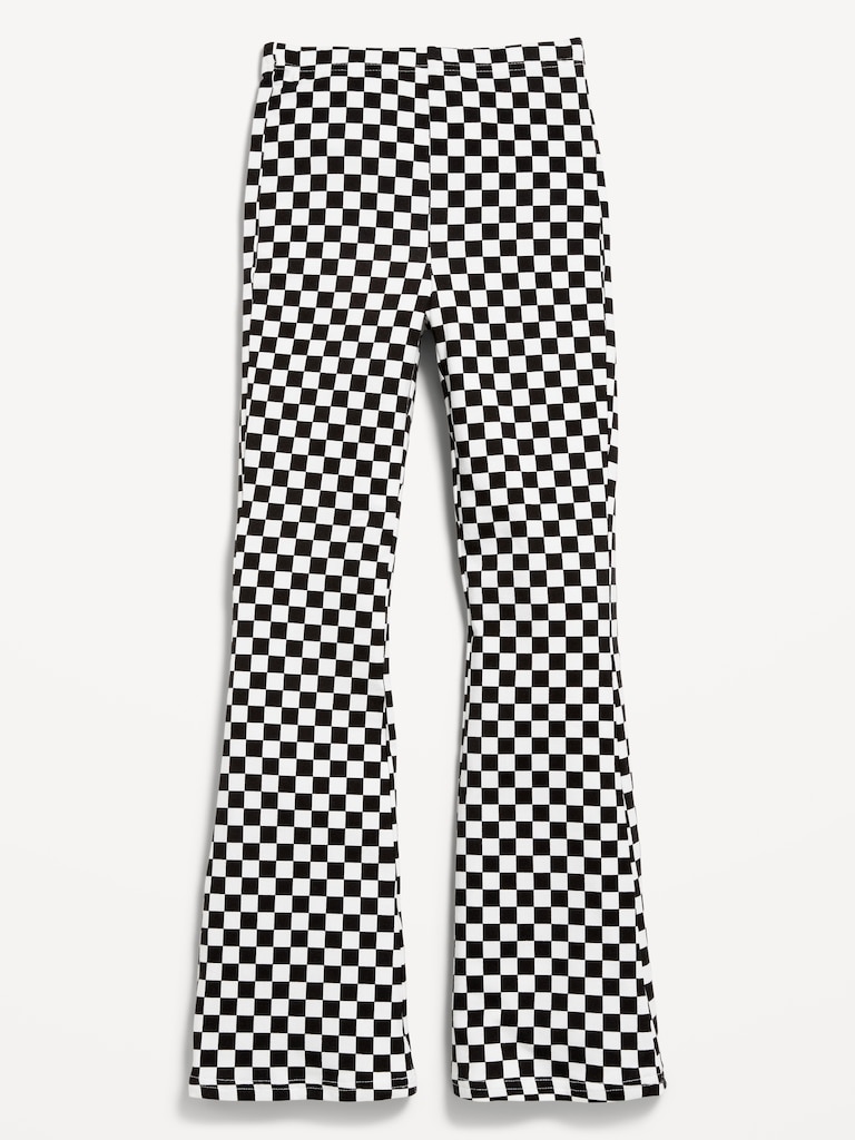 High-Waisted Flared Leggings for Girls