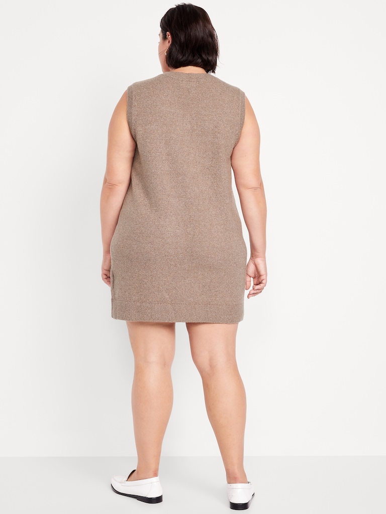 SoSoft Sleeveless Mini Sweater Dress