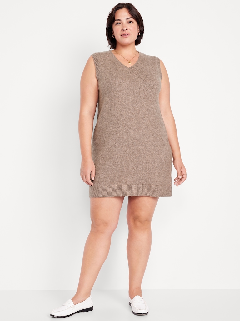 SoSoft Sleeveless Mini Sweater Dress