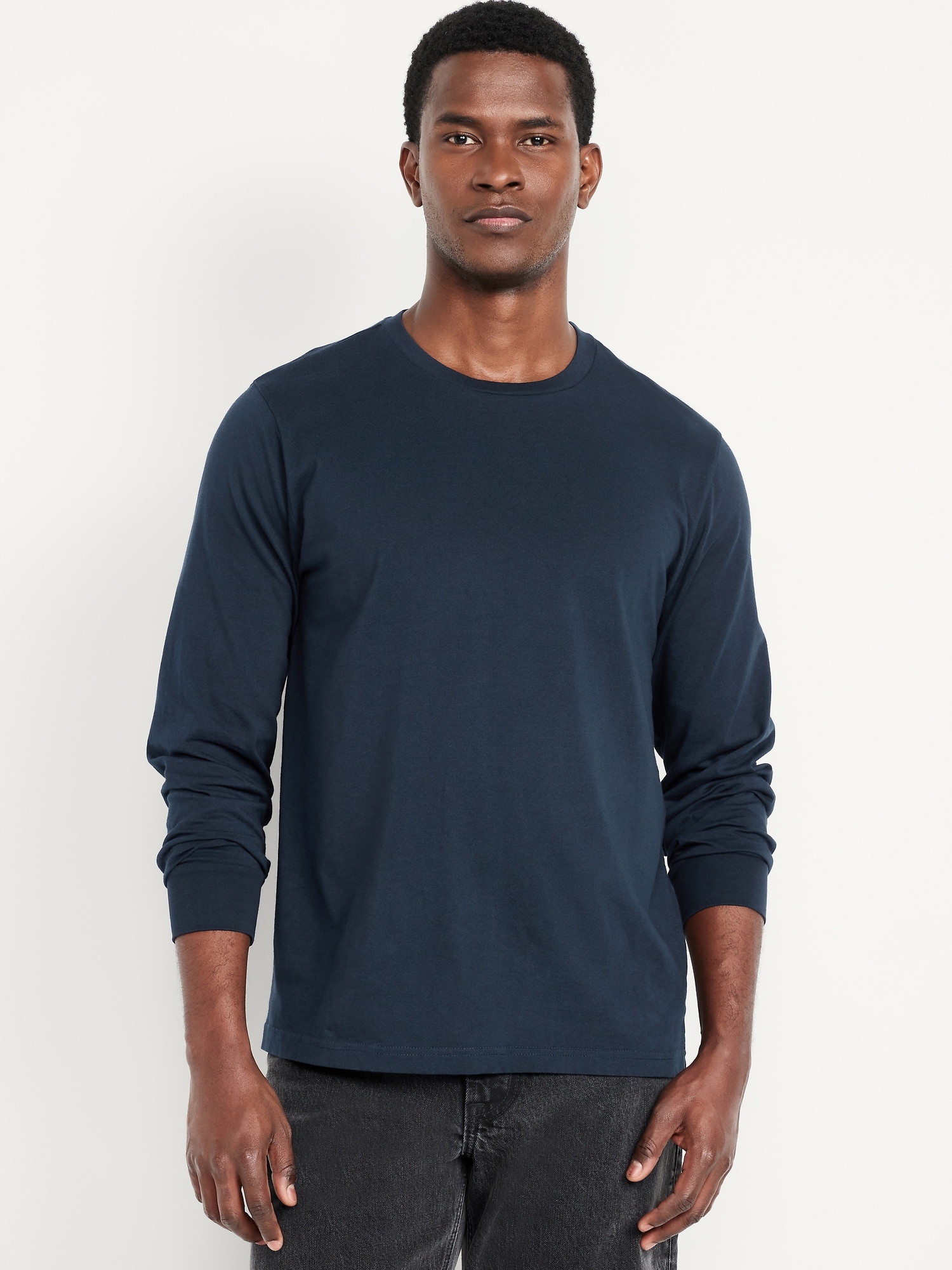トップス wide dad Dad LONG-SLEEVE T-SHIRTS D.NVY cn59360013.jpg