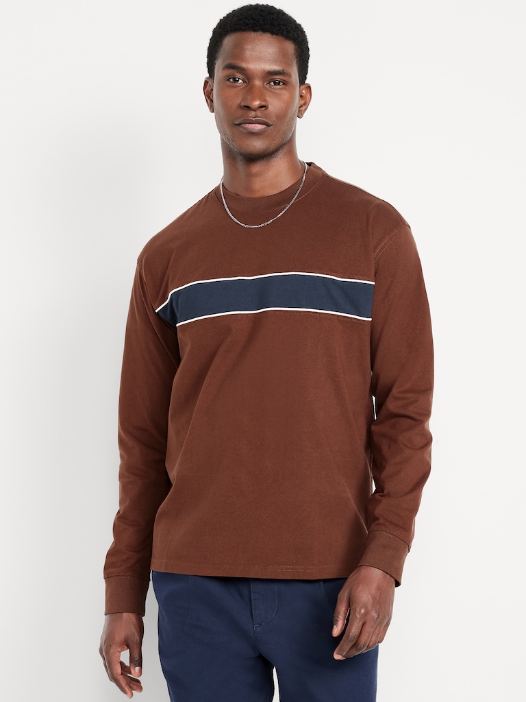 Heavyweight Chest-Stripe T-Shirt