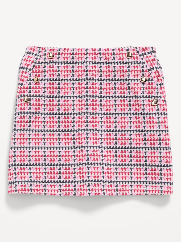 Jacquard-Knit Sailor Skort for Girls