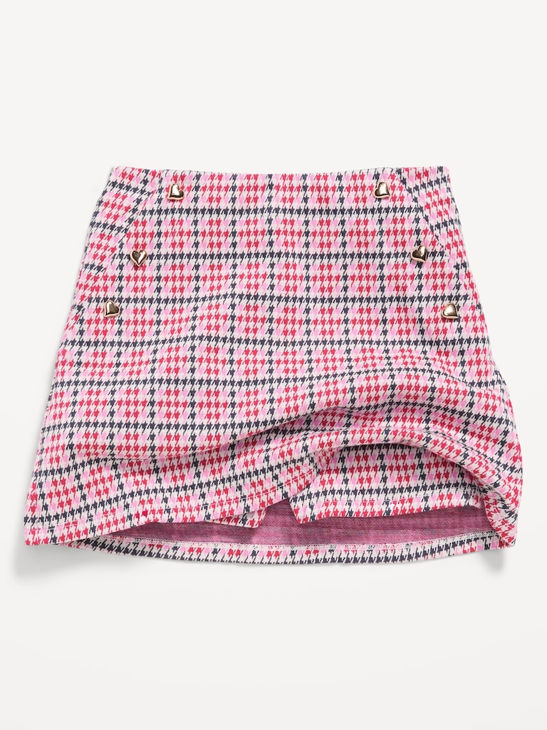 Jacquard-Knit Sailor Skort for Girls