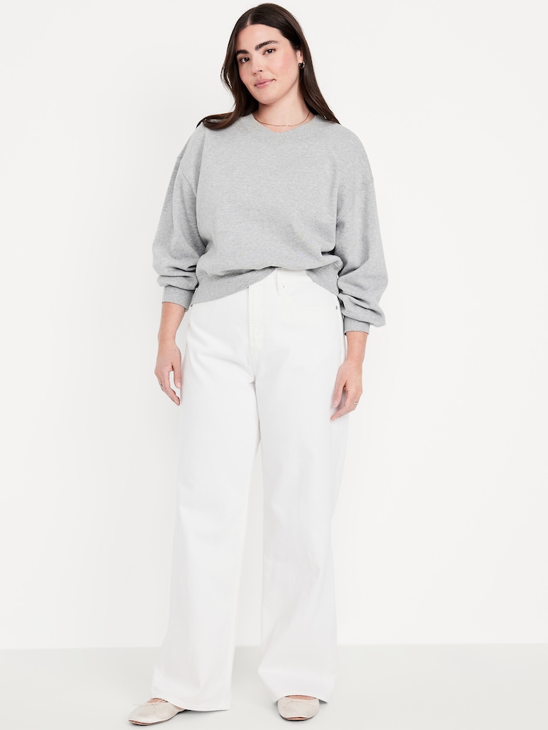 Extra High-Waisted Wide-Leg Jeans