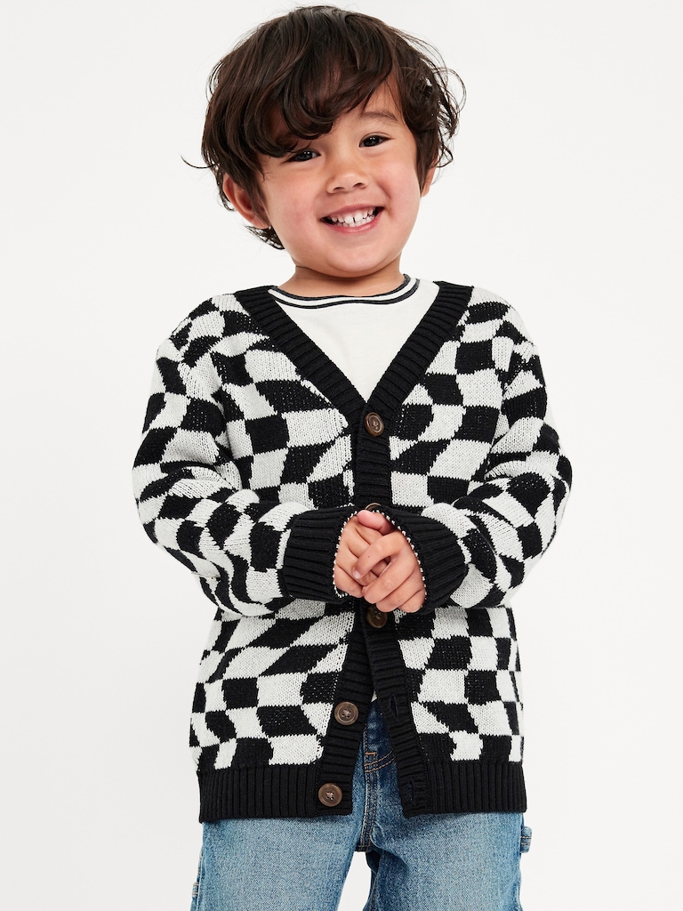 Oversized Unisex Cardigan Sweater for Toddler