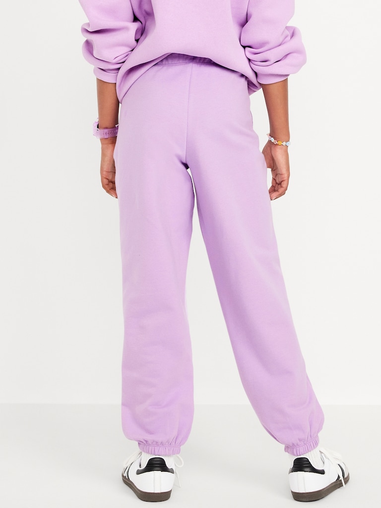 Favorite Fleece High-Waisted Jogger Sweatpants for Girls