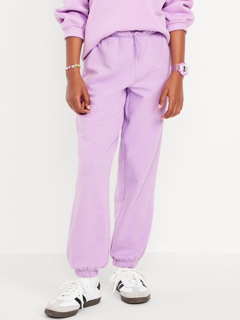 Favorite Fleece High-Waisted Jogger Sweatpants for Girls